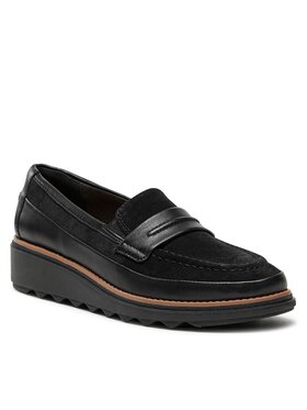Clarks Clarks Обувки Sharon Aster 261744164 Черен
