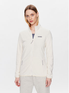 Columbia Columbia Fleecová mikina Columbia Ali Peak Full Zip Fleece Biela Regular Fit