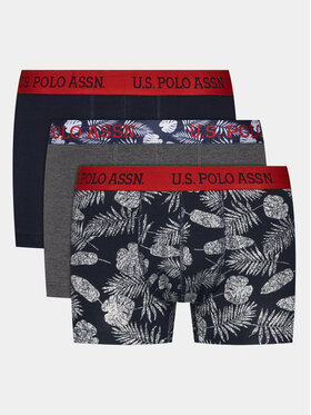 U.S. Polo Assn. U.S. Polo Assn. Komplet 3 par bokserek 80433 Kolorowy