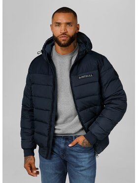 PITBULL PITBULL Kurtka zimowa męska z kapturem Dillon 3XL Granatowy Regular Fit