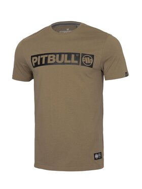PITBULL PITBULL T-Shirt Koszulka Brązowy Regular Fit