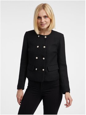 Orsay Orsay Marynarka 491040660000__34 Czarny Regular Fit
