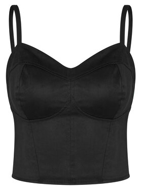 Guess Guess Top W6RH03 WJ472 Nero Slim Fit