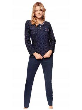 Infiore Infiore Piżama HRT0607 Niebieski Comfortable Fit