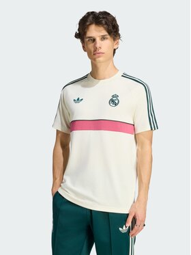 adidas adidas Koszulka techniczna 169226 Beżowy Slim Fit