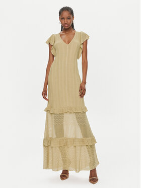 Liu Jo Liu Jo Abendkleid MA4001 MS64J Goldfarben Regular Fit