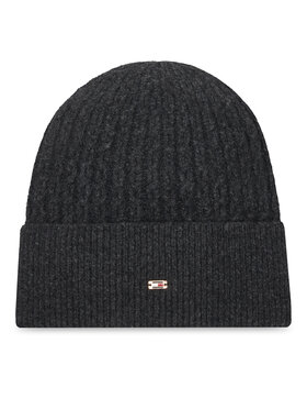 Tommy Hilfiger Tommy Hilfiger Berretto Th Cable Enamel Flag AW0AW17776 Nero