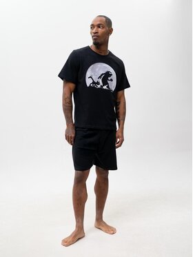 Smerfy Smerfy Piżama Gargamel klakier na prezent 129779 Czarny Regular Fit