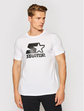 Starter Starter T-Shirt SMG-008-BD Biały Regular Fit