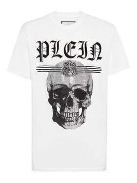 PHILIPP PLEIN PHILIPP PLEIN T-Shirt 9829 Biały Regular Fit
