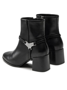 Calvin Klein Škornji Ankle Boot 55 HW0HW02095 Črna