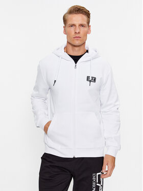 EA7 Emporio Armani EA7 Emporio Armani Суитшърт 6RPM81 PJ07Z 1100 Бял Regular Fit