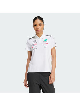 adidas adidas Polo 147993 Biały Regular Fit
