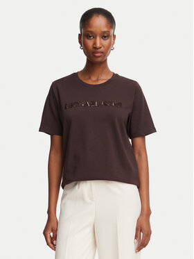 MICHAEL Michael Kors MICHAEL Michael Kors T-Shirt MF6528D97J Σκούρο καφέ Regular Fit