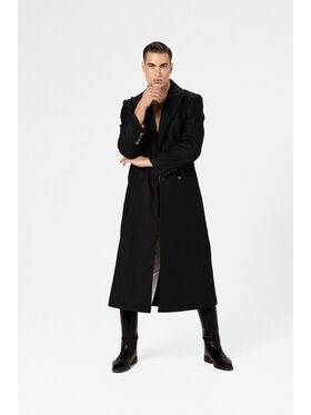 LE POSSÉ LE POSSÉ Cappotto di transizione PMMZWIK Nero Structured Fit