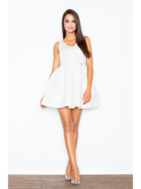 FIGL FIGL Φόρεμα M344 Εκρού Regular Fit