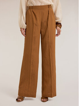 Motivi Motivi Pantaloni di tessuto P000W000827N0S2 Marrone Over Fit