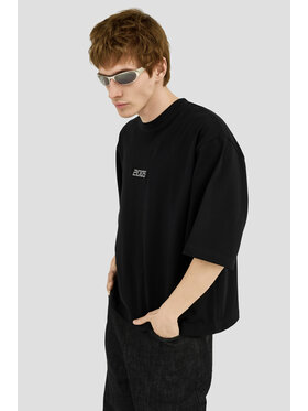 2005 2005 T-Shirt Classic Logo Czarny Oversize