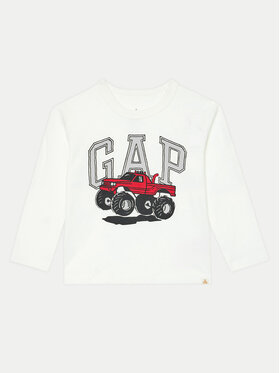Gap Gap Блузка 628509-01 Білий Regular Fit