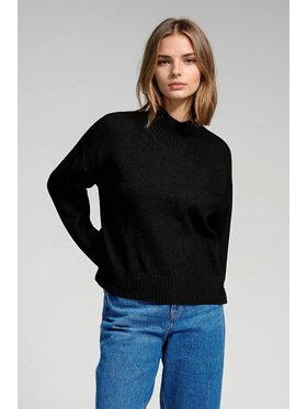 TeeShoppen TeeShoppen Polo 'Oversized Collection' Czarny Oversize