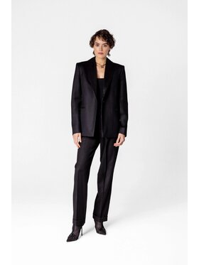 LE POSSÉ LE POSSÉ Sako WWBWSC Černá Tailored Fit
