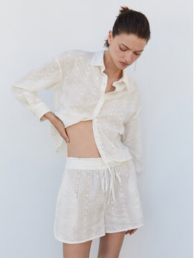 Mango Mango Košile Bombai 47069203 Bílá Regular Fit