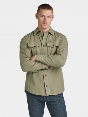 G-Star Raw G-Star Raw Cămașă Marine D24963-D454 Verde Slim Fit