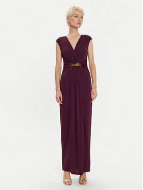 LAUREN RALPH LAUREN LAUREN RALPH LAUREN Sukienka wieczorowa 253951570002 Bordowy Regular Fit