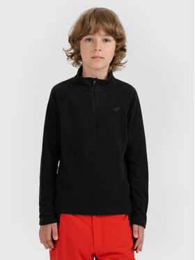 4F 4F Felpa di pile 4FJRAW25UFLEM072-20S Nero Regular Fit