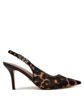 Guess Guess Pantofi cu toc subțire FLTNSH LEP05 Maro