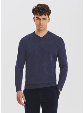 Pako Lorente Pako Lorente Sweter P25WB-2X-027 Granatowy Classic Fit