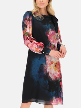 Potis & Verso Potis & Verso Sukienka elegancka Scarlett Granatowy Regular Fit