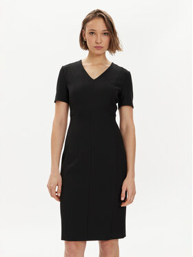 BOSS Boss Rochie de zi 50493529 Negru Slim Fit