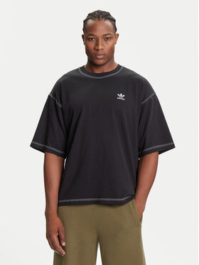 adidas adidas T-shirt Trefoil Essentials JW0971 Crna Regular Fit