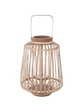 MIAhome MIAhome Lampion rattanowy DION 35 cm Brązowy