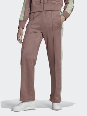 adidas adidas Spodnie dresowe HM1518 Brązowy Regular Fit