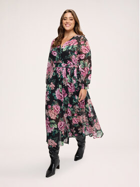 Fiorella Rubino Fiorella Rubino Abito da sera 7031T001883N0Z3 Nero Flared Fit