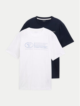 Tom Tailor Tom Tailor 2er-Set T-Shirts 1047047 Bunt Regular Fit