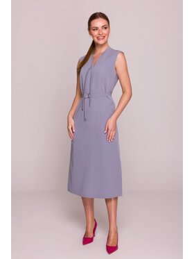 Stylove Stylove Sukienka codzienna S410 Szary A-Line Fit