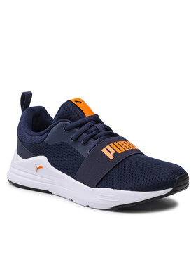 Puma Puma Sneakersy Wired Run Jr 374214 17 Granatowy