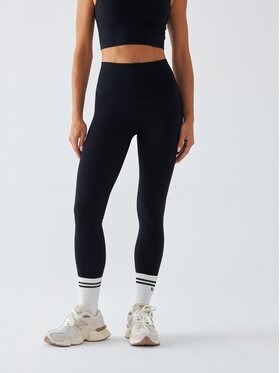 BeShaped BeShaped Legginsy Sportowe - Morning Dew Czarny Shaping Fit