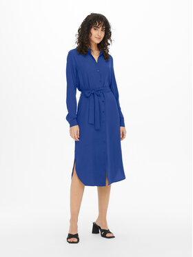 JDY JDY Košeľové šaty 15267419 Modrá Regular Fit