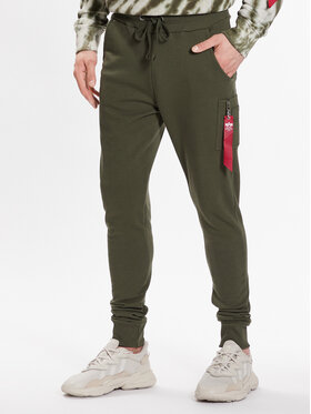 Alpha Industries Alpha Industries Džinsi X-Fit Slim Cargo Pant Zaļš Regular Fit