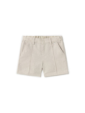 Mayoral Mayoral Шорти от плат 1240 Бежов Regular Fit