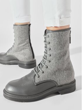 Max Mara Max Mara Turistická obuv Bibaker 23479609336 Šedá