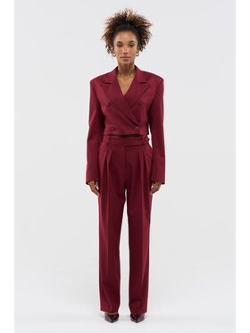 BENU BENU Marynarka AW25 Bordowy Regular Fit