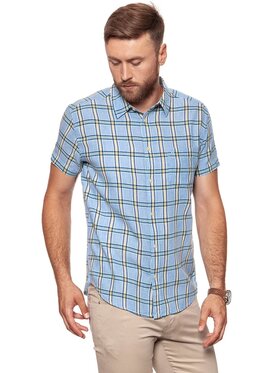 Wrangler Wrangler Camicia SS 1PKT SHIRT Blu Regular Fit