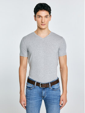 BIG STAR BIG STAR Koszula SUPICLASSICOV Szary Slim Fit