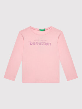 United Colors Of Benetton United Colors Of Benetton Bluză 3I9WC151Q Roz Regular Fit