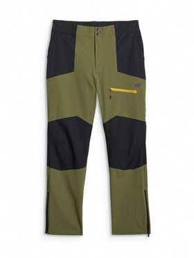 4F 4F Spodnie outdoor TREKKING Khaki Regular Fit